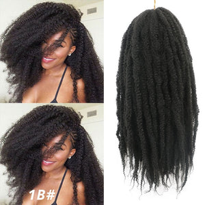 Marley Braid Ombre Braiding Hair Extensions Soft Afro