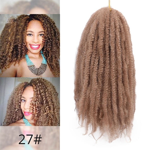 Marley Braid Ombre Braiding Hair Extensions Soft Afro