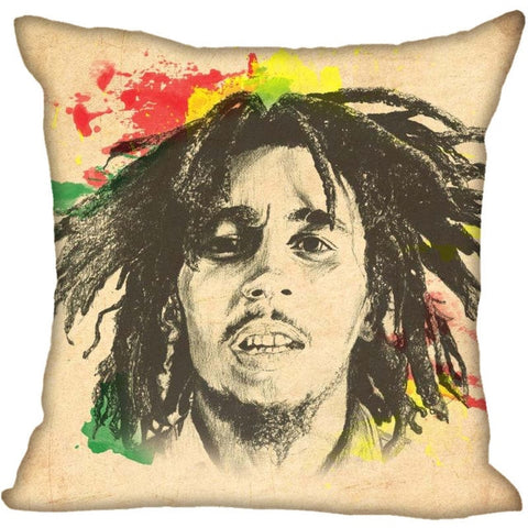 Custom Bob Marley Square Pillowcase