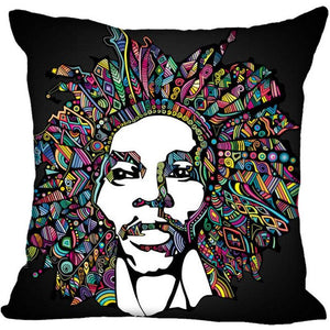 Custom Bob Marley Square Pillowcase