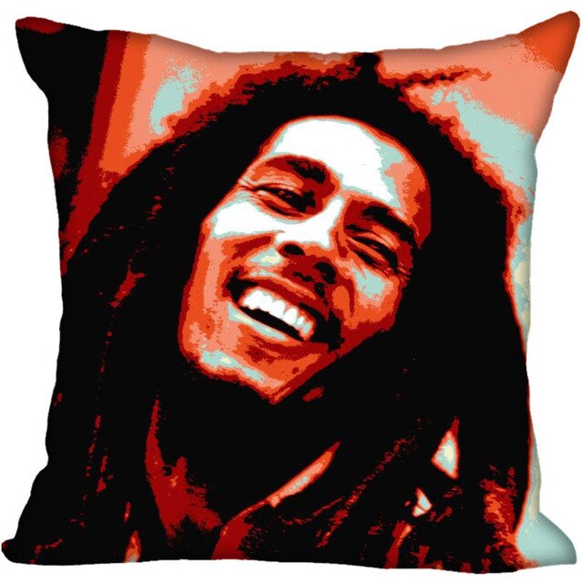 Custom Bob Marley Square Pillowcase