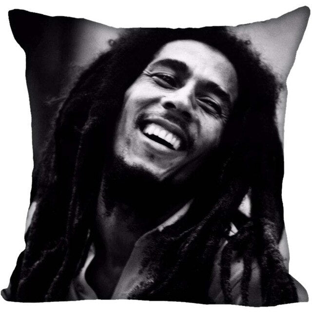 Custom Bob Marley Square Pillowcase