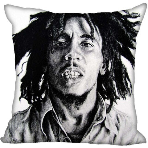 Custom Bob Marley Square Pillowcase