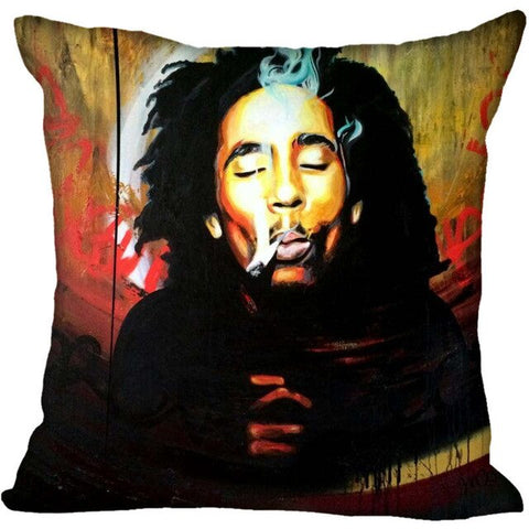 Custom Bob Marley Square Pillowcase