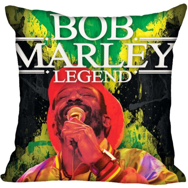 Custom Bob Marley Square Pillowcase