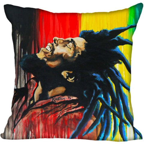 Custom Bob Marley Square Pillowcase