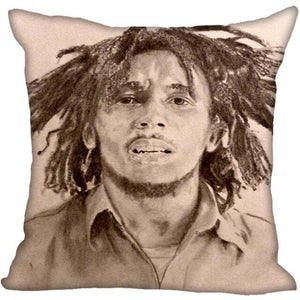 Custom Bob Marley Square Pillowcase