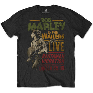 Bob Marley The Wailers Rastaman Vibration Tour Official T-Shirt