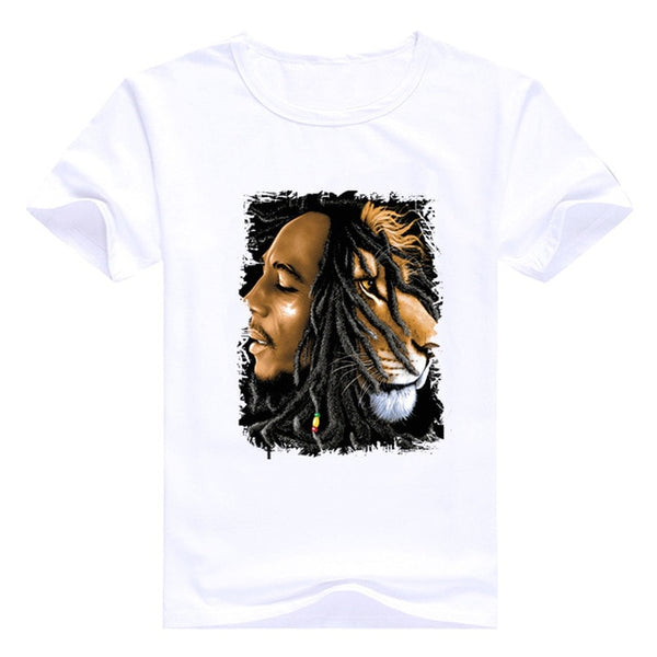 Vogue Men Music Style T Shirt Bob Marley