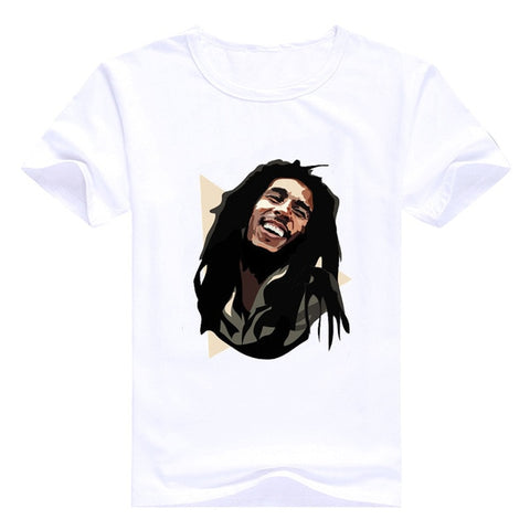 Vogue Men Music Style T Shirt Bob Marley