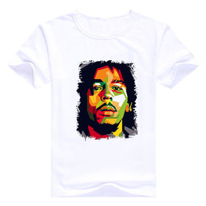 Vogue Men Music Style T Shirt Bob Marley