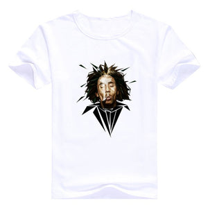 Vogue Men Music Style T Shirt Bob Marley