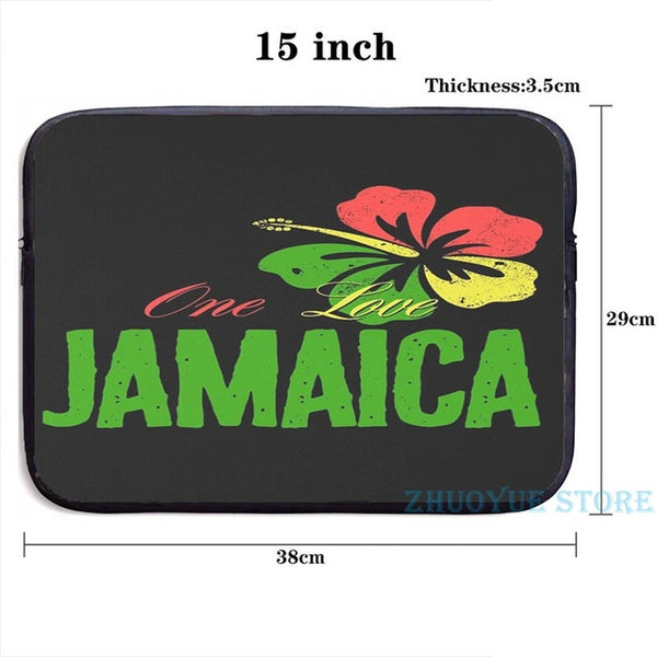 Funny Graphic Print One Love Jamaica USB Charge Backpack