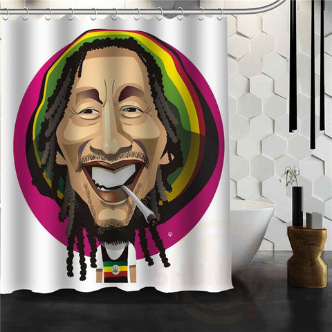 Bob Marley Shower Curtain Personalized Custom