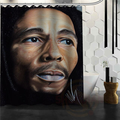 Bob Marley Shower Curtain Personalized Custom