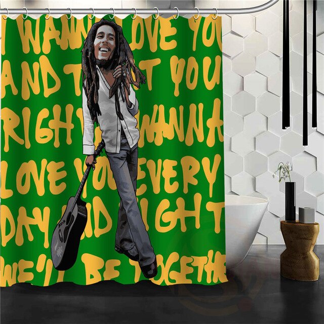 Bob Marley Shower Curtain Personalized Custom