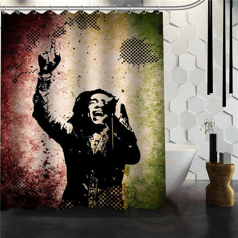 Bob Marley Shower Curtain Personalized Custom