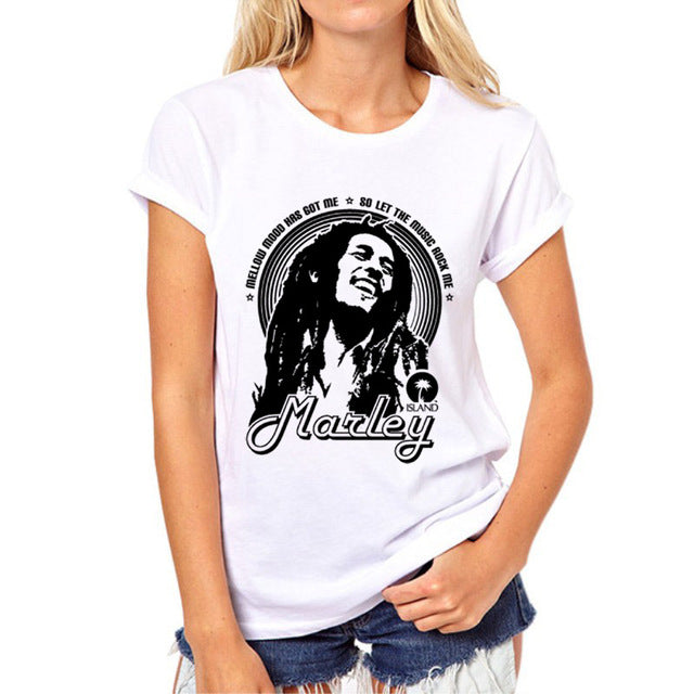 Bob Marley Women Tshirt