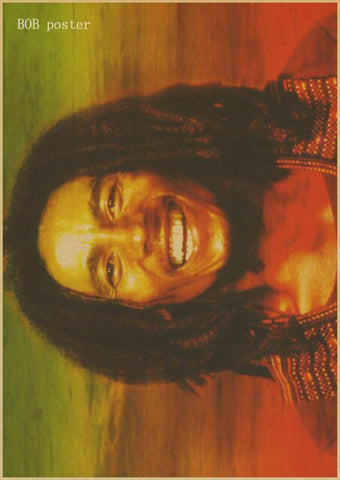 Retro Poster Bob Marley/Jamaican