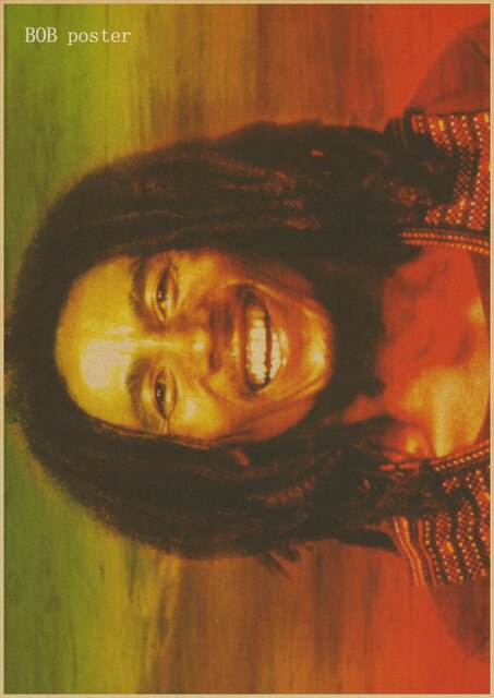 Retro Poster Bob Marley/Jamaican