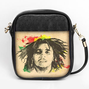 Custom Bob Marley Shoulder Bags Leather