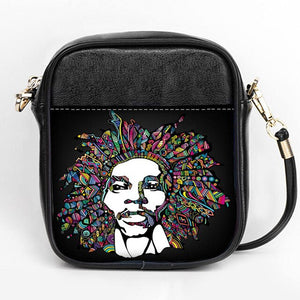 Custom Bob Marley Shoulder Bags Leather