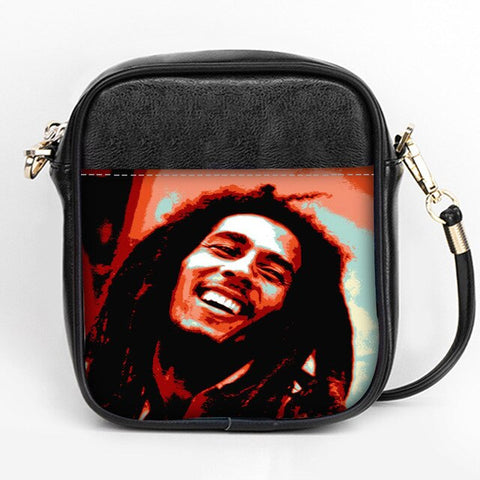 Custom Bob Marley Shoulder Bags Leather