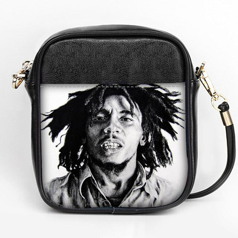 Custom Bob Marley Shoulder Bags Leather