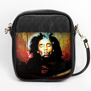 Custom Bob Marley Shoulder Bags Leather