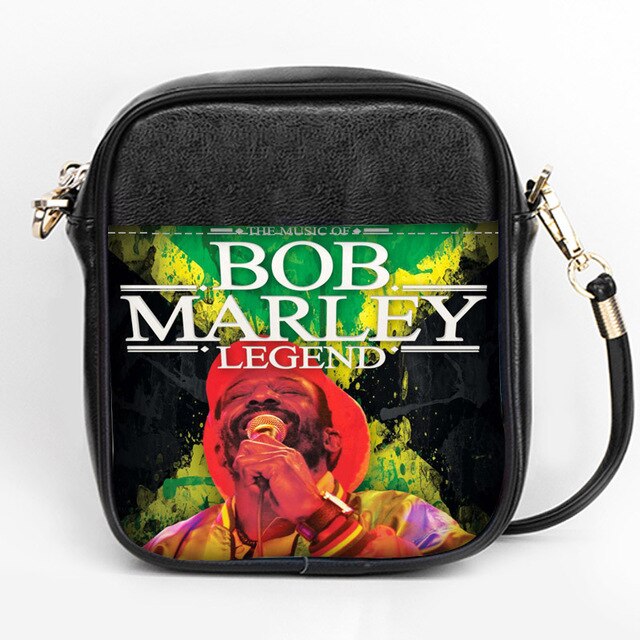 Custom Bob Marley Shoulder Bags Leather