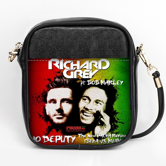 Custom Bob Marley Shoulder Bags Leather