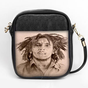 Custom Bob Marley Shoulder Bags Leather